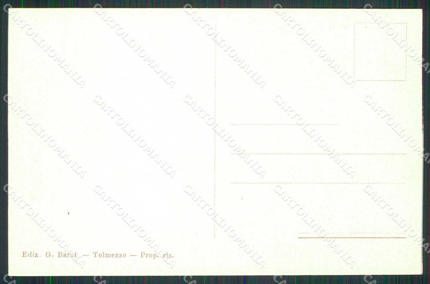 Udine Tolmezzo Carnia cartolina RT3972 – retro