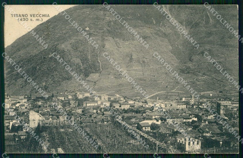 Sondrio Tirano Città Vecchia cartolina RT3978 – fronte
