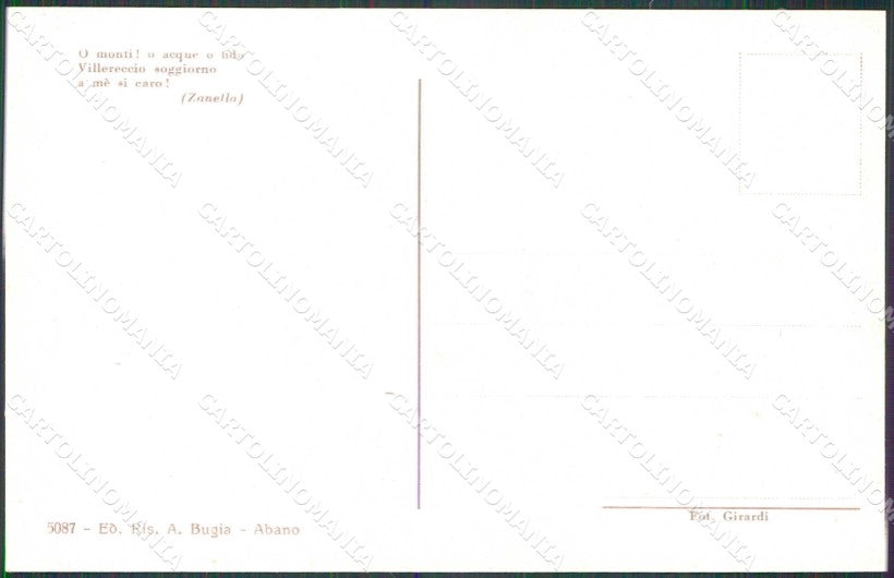 Padova Teolo Chiesa Monte Grande Colli Euganei cartolina RT3993 – retro