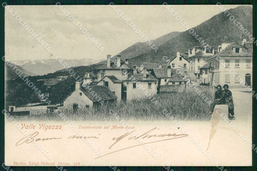 Verbania Toceno Valle Vigezzo Monte Rosa cartolina RT4004 – fronte