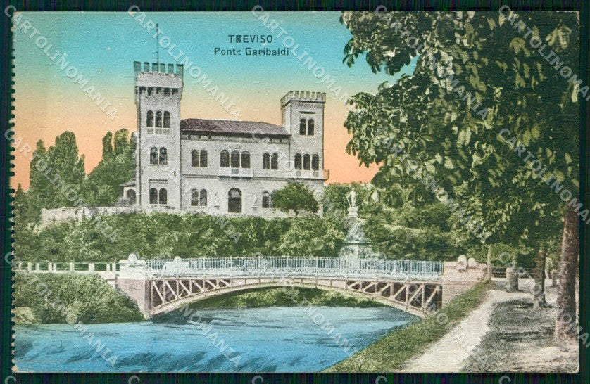 Treviso Città Ponte Garibaldi cartolina RT4007 – fronte
