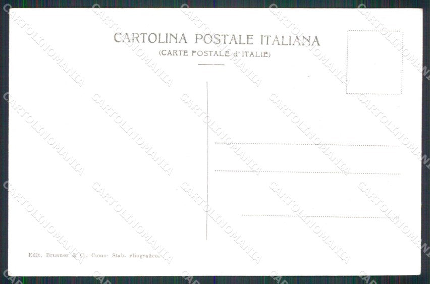 Como Tremezzo Lago Brunner 1640 cartolina RT4010 – retro
