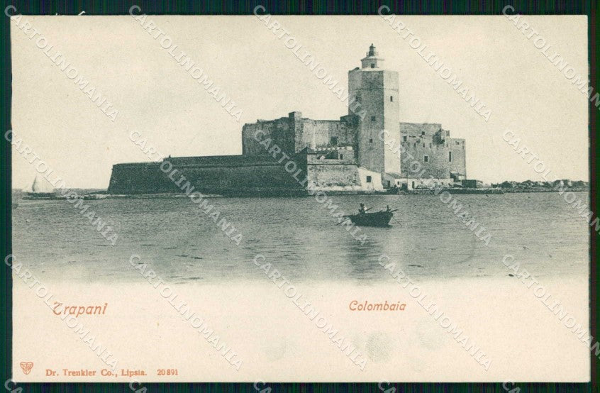 Trapani Città Colombaia Barca Trenkler 20891 cartolina RT4014 – fronte