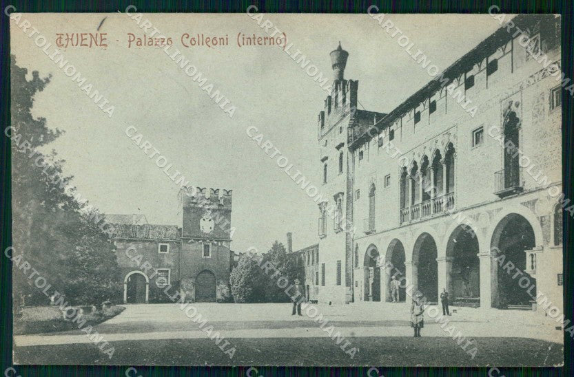 Vicenza Thiene Palazzo Colleoni Interno Foto cartolina RT4022 – fronte