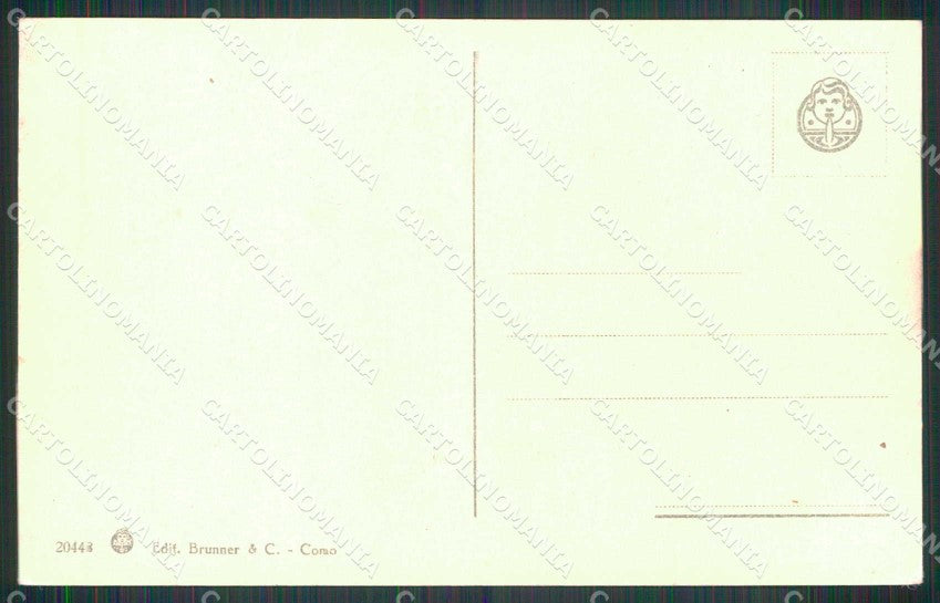 Como Tremezzo Lungo Lago Barche Brunner 20443 cartolina RT4048 – retro