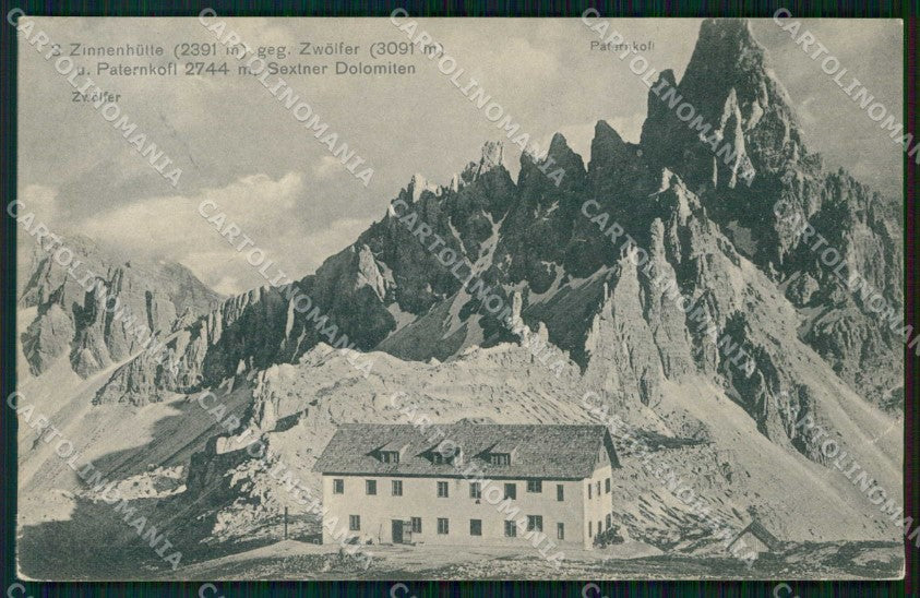Bolzano Sesto Dolomiti PIEGHE cartolina RT4051 – fronte