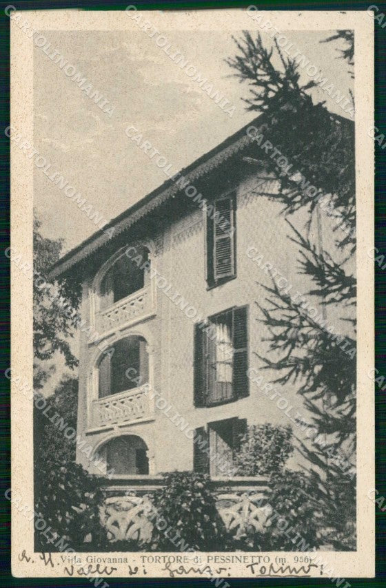 Torino Pessinetto Tortore Villa Giovanna cartolina RT4063 – fronte