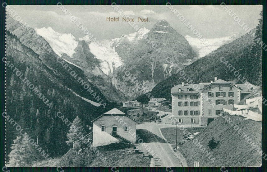 Bolzano Gries Hotel Neue Post cartolina RT4085 – fronte