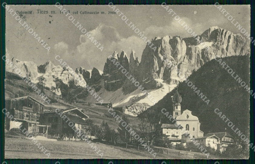 Bolzano Tires Catinaccio Franzl 328 27 cartolina RT4086 – fronte