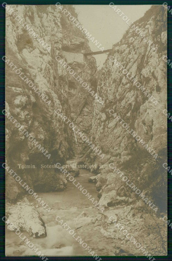 Slovenia Tolmino Isonzo Foto cartolina RT4090 – fronte