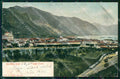 Bergamo Sarnico Lago d'Iseo Treno PIEGA cartolina RT4134 – fronte