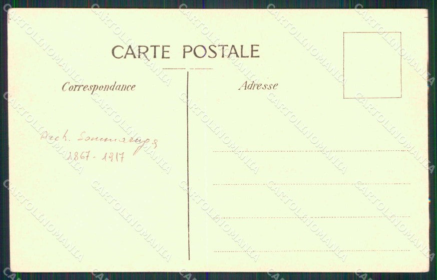 Bergamo Sarnico Lago d'Iseo Mausoleo Faccanoni cartolina RT4148 – retro