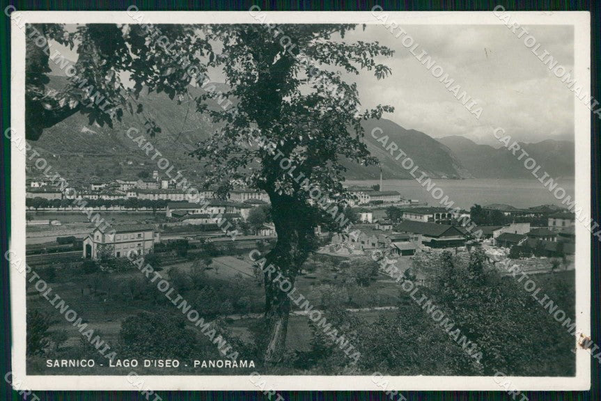 Bergamo Sarnico Lago d'Iseo Foto cartolina RT4186 – fronte