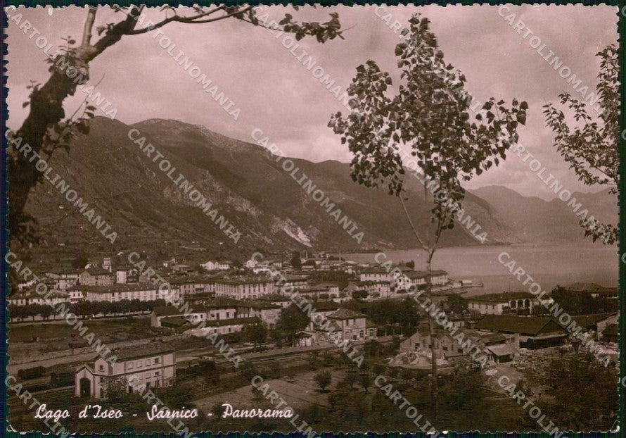 Bergamo Sarnico Lago d'Iseo FG Foto cartolina RT4192 – fronte