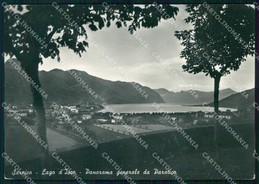 Bergamo Sarnico Lago d'Iseo ABRASA FG Foto cartolina RT4218 – fronte