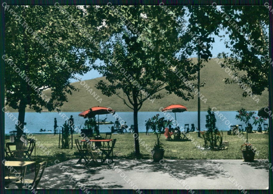 Bergamo Sarnico Lago d'Iseo Lido FG Foto cartolina RT4230 – fronte