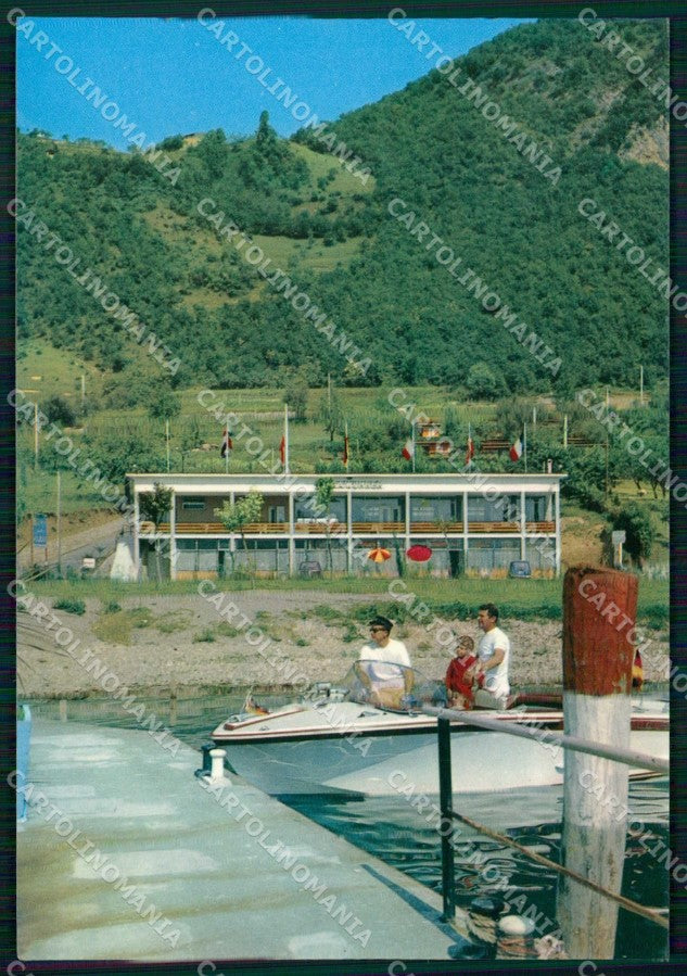 Bergamo Sarnico Lago d'Iseo Barca FG cartolina RT4265 – fronte