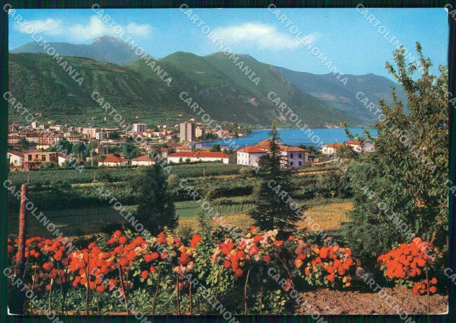 Bergamo Sarnico Lago d'Iseo Visione d'Incanto FG cartolina RT4283 – fronte