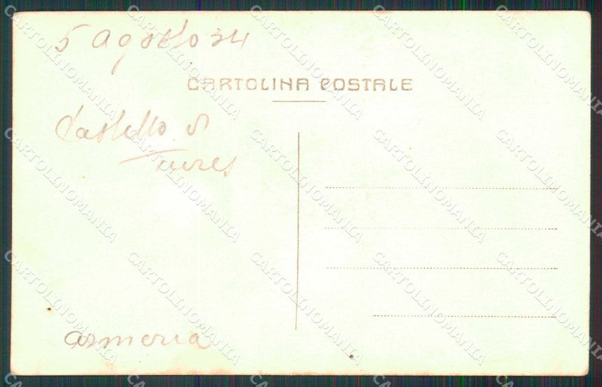 Bolzano Campo Tures Interno del Castello Armeria Foto cartolina RT4300 – retro
