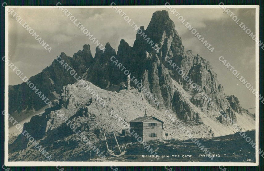 Bolzano Sesto Rifugio Tre Cime Monte Paterno Foto cartolina RT4305 – fronte