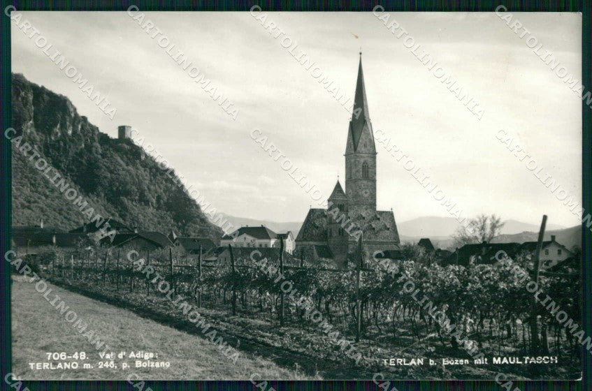 Bolzano Terlano Val d'Adige Franzl 706 48 Foto cartolina RT4309 – fronte