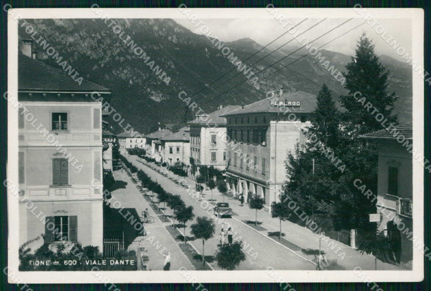 Trento Tione di Trento Viale Dante ABRASA Foto cartolina RT4313 – fronte