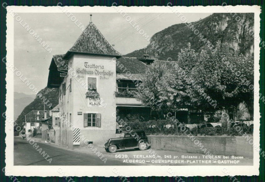 Bolzano Terlano Albergo Trattoria Franzl 5638 Foto cartolina RT4317 – fronte