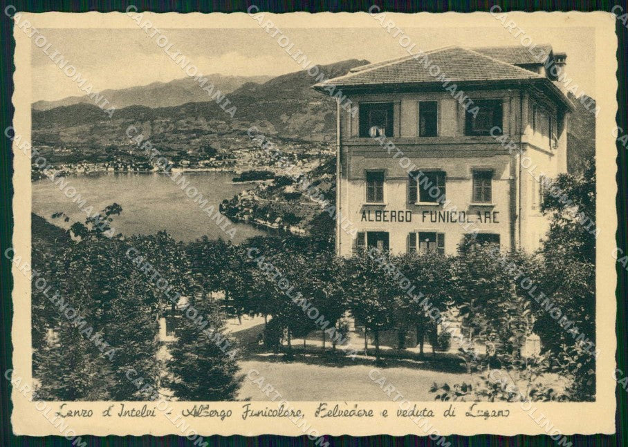 Como Lanzo d'Intelvi Albergo Funicolare Brunner 108 113 FG cartolina RT4325 – fronte
