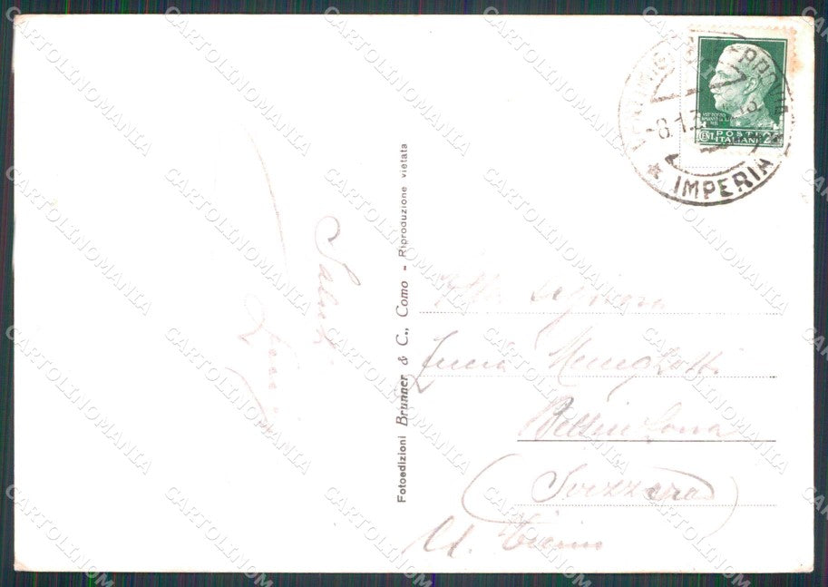 Imperia Ventimiglia Costa Azzurra Brunner 514 78 FG Foto cartolina RT4344 – retro