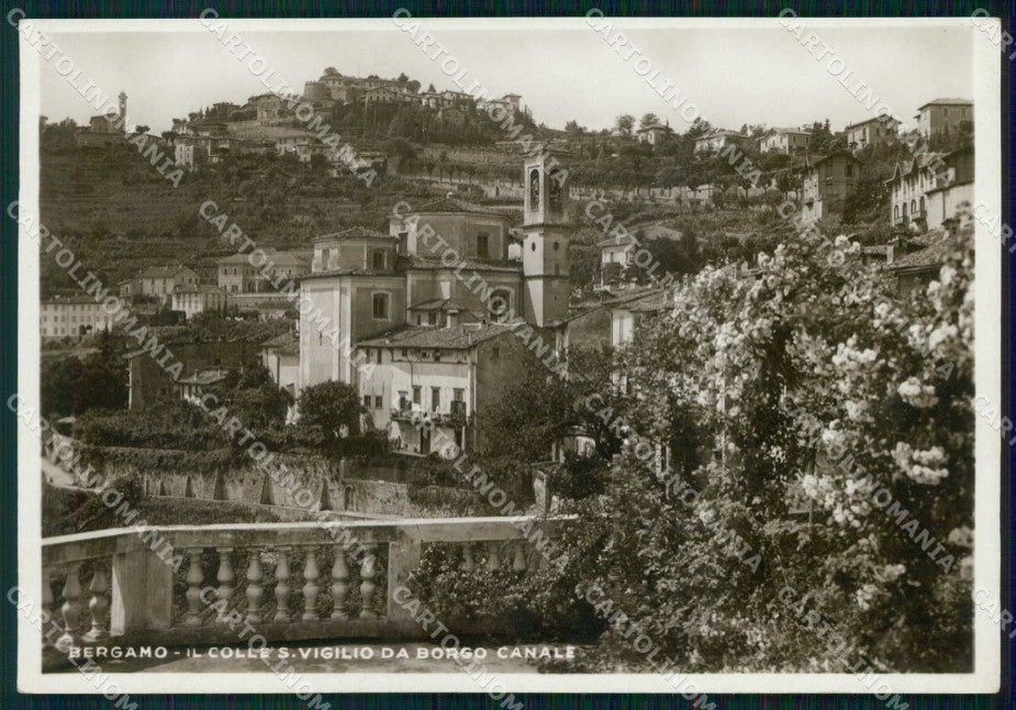 Bergamo Città Colle San Vigilio FG Foto cartolina RT4347 – fronte