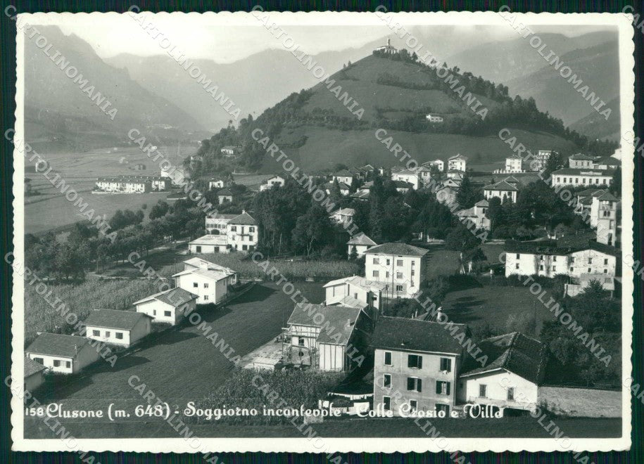 Bergamo Clusone Colle Crosio Soggiorno Incantevole FG Foto cartolina RT4348 – fronte