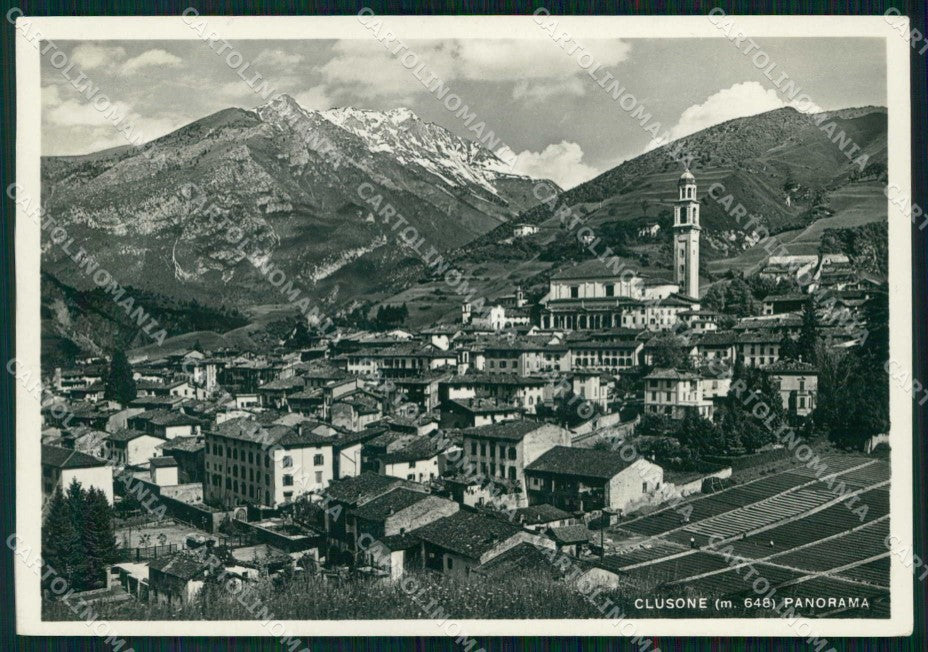 Bergamo Clusone Val Seriana FG Foto cartolina RT4351 – fronte