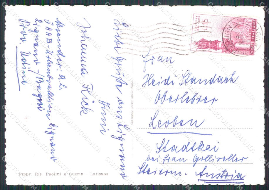 Udine Lignano Sabbiadoro Spiaggia FG cartolina RT4363 – retro