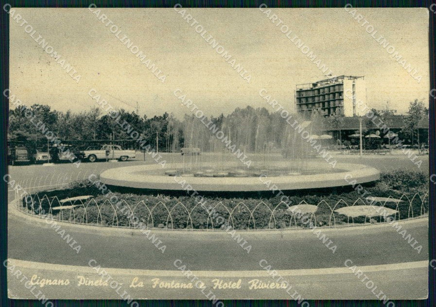 Udine Lignano Pineta Fontana Hotel Riviera FG cartolina RT4364 – fronte