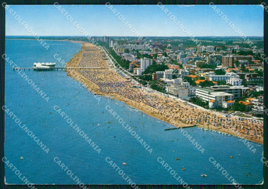 Udine Lignano Sabbiadoro Spiaggia dall'Aereo FG cartolina RT4397 – fronte