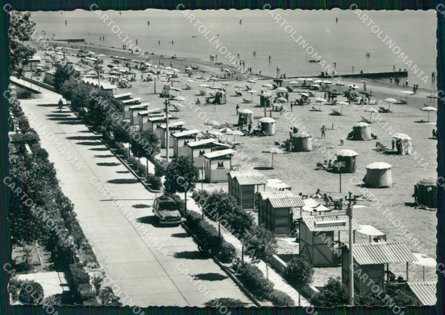 Udine Lignano Sabbiadoro Lungomare Spiaggia FG Foto cartolina RT4408 – fronte