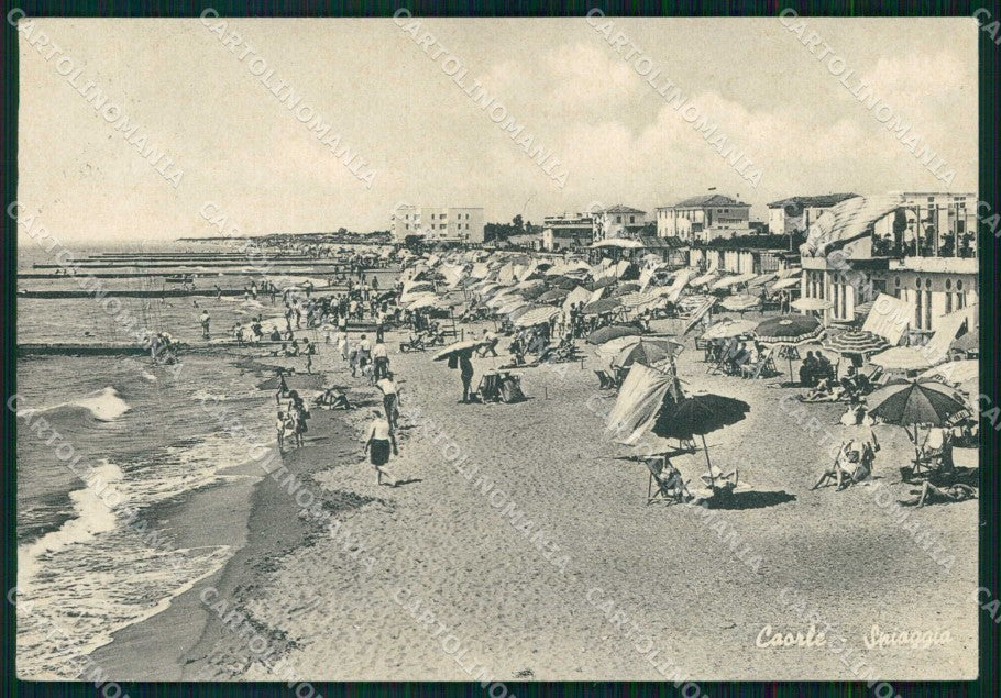 Venezia Caorle Spiaggia FG cartolina RT4418 – fronte