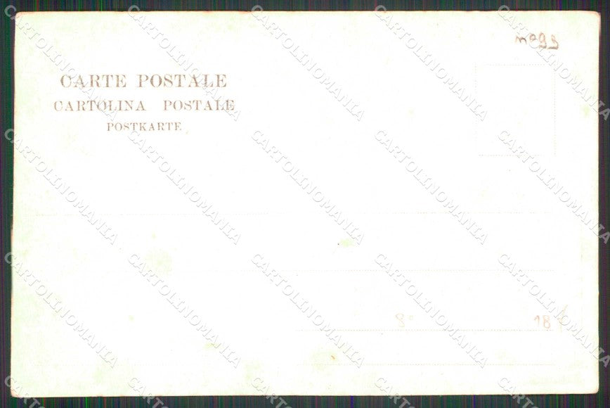 Militari 8° Reggimento Bersaglieri Accampamento Ufficiali cartolina RT4427 – retro