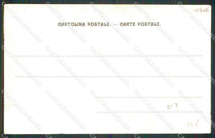 Militari 8° Reggimento Bersaglieri Escursione Genta 9215 cartolina RT4430 – retro