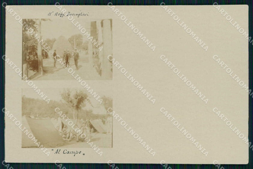 Ancona Città 11° Reggimento Bersaglieri Militari Foto cartolina RT4439 – fronte