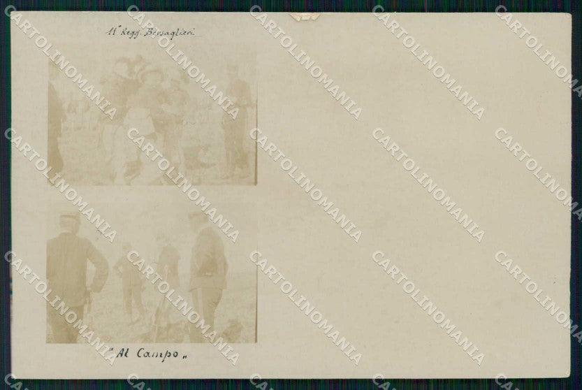 Ancona Città 11° Reggimento Bersaglieri Militari Militari Foto cartolina RT4441 – fronte