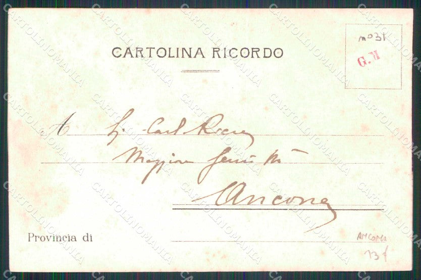 Ancona Città 11° Reggimento Bersaglieri Militari Militari Foto cartolina RT4441 – retro