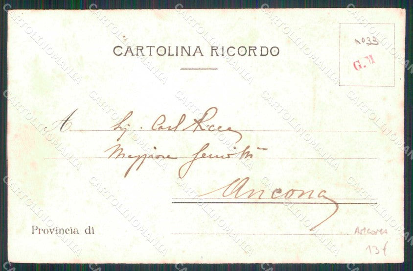 Ancona Città 11° Reggimento Bersaglieri Militari Militari Foto cartolina RT4442 – retro