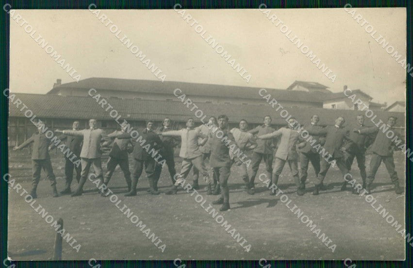Roma Città 12° Reggimento Bersaglieri Militari Caserma Foto cartolina RT4454 – fronte