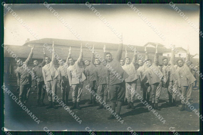 Roma Città 12° Reggimento Bersaglieri Militari Caserma Foto cartolina RT4455 – fronte