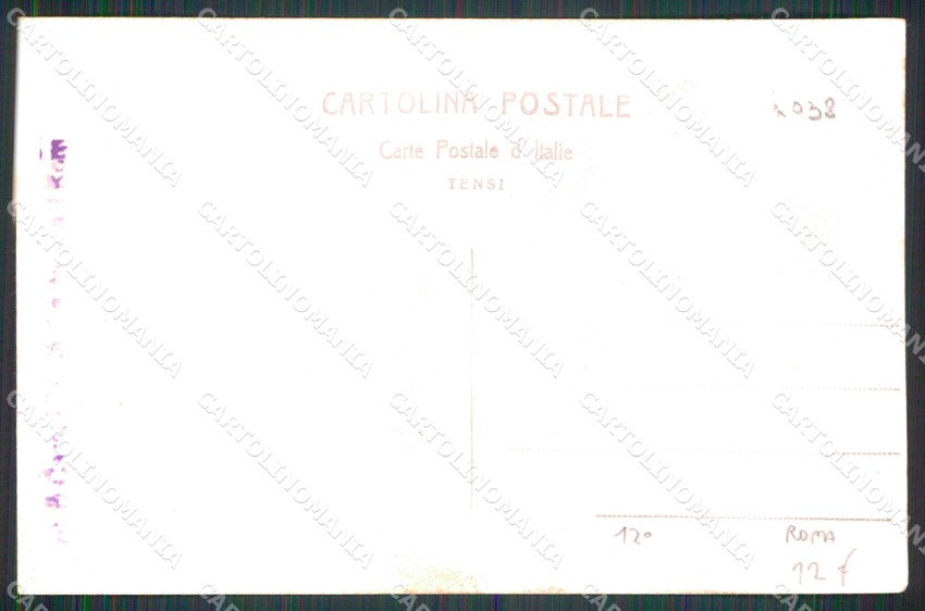 Roma Città 12° Reggimento Bersaglieri Militari Caserma Foto cartolina RT4456 – retro