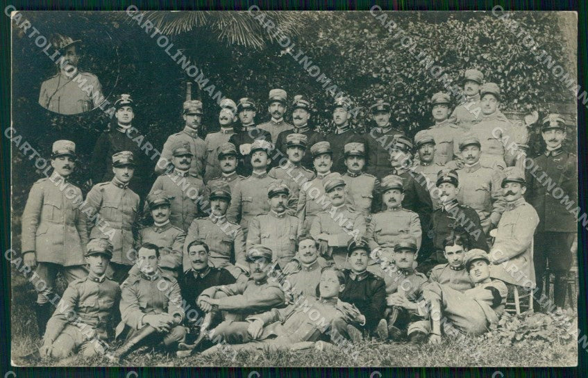 Militari 12° Reggimento Bersaglieri Foto cartolina RT4460 – fronte
