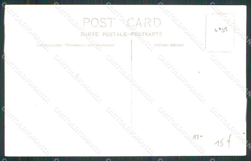 Militari 12° Reggimento Bersaglieri Foto cartolina RT4460 – retro