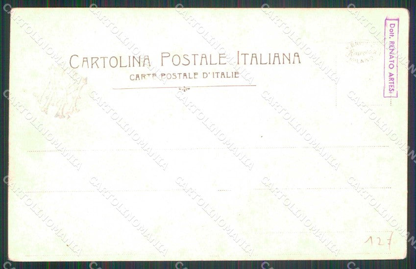 Militari Bersaglieri Compagnia Ciclisti cartolina RT4476 – retro