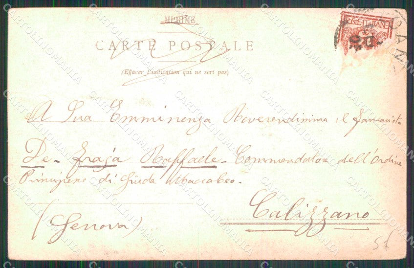 Militari Bersaglieri ABRASA PIEGATA cartolina RT4489 – retro